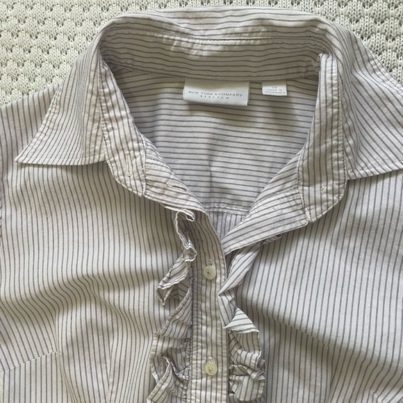 New York & company blouse an skirt combo dress - Picture 4 of 7